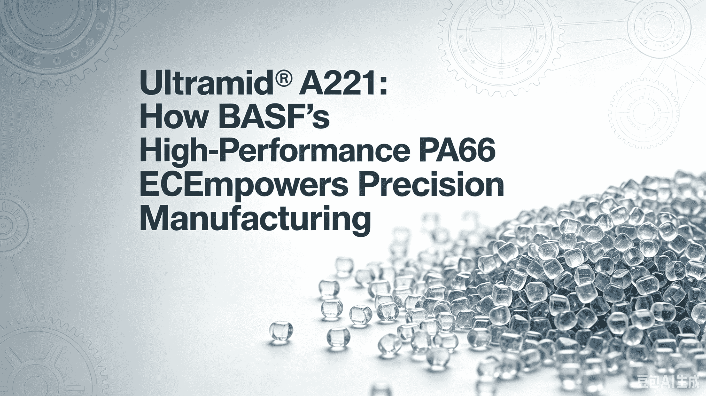 Ultramid® A221 : Comment le PA66 haute performance de BASF permet une fabrication de précision