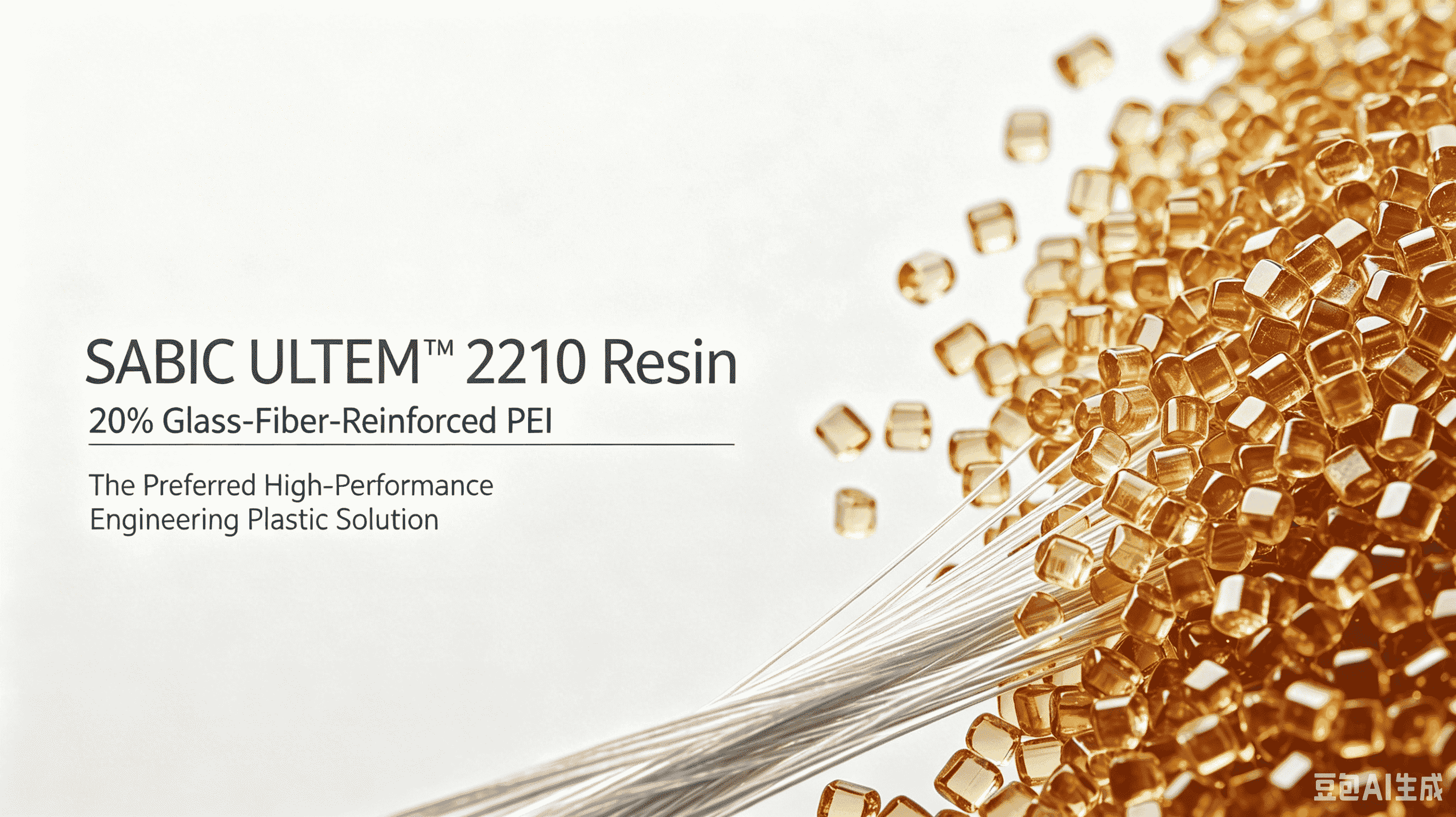 Résine SABIC ULTEM™ 2210 : PEI renforcé à 20 % de fibres de verre – La solution plastique technique haute performance préférée