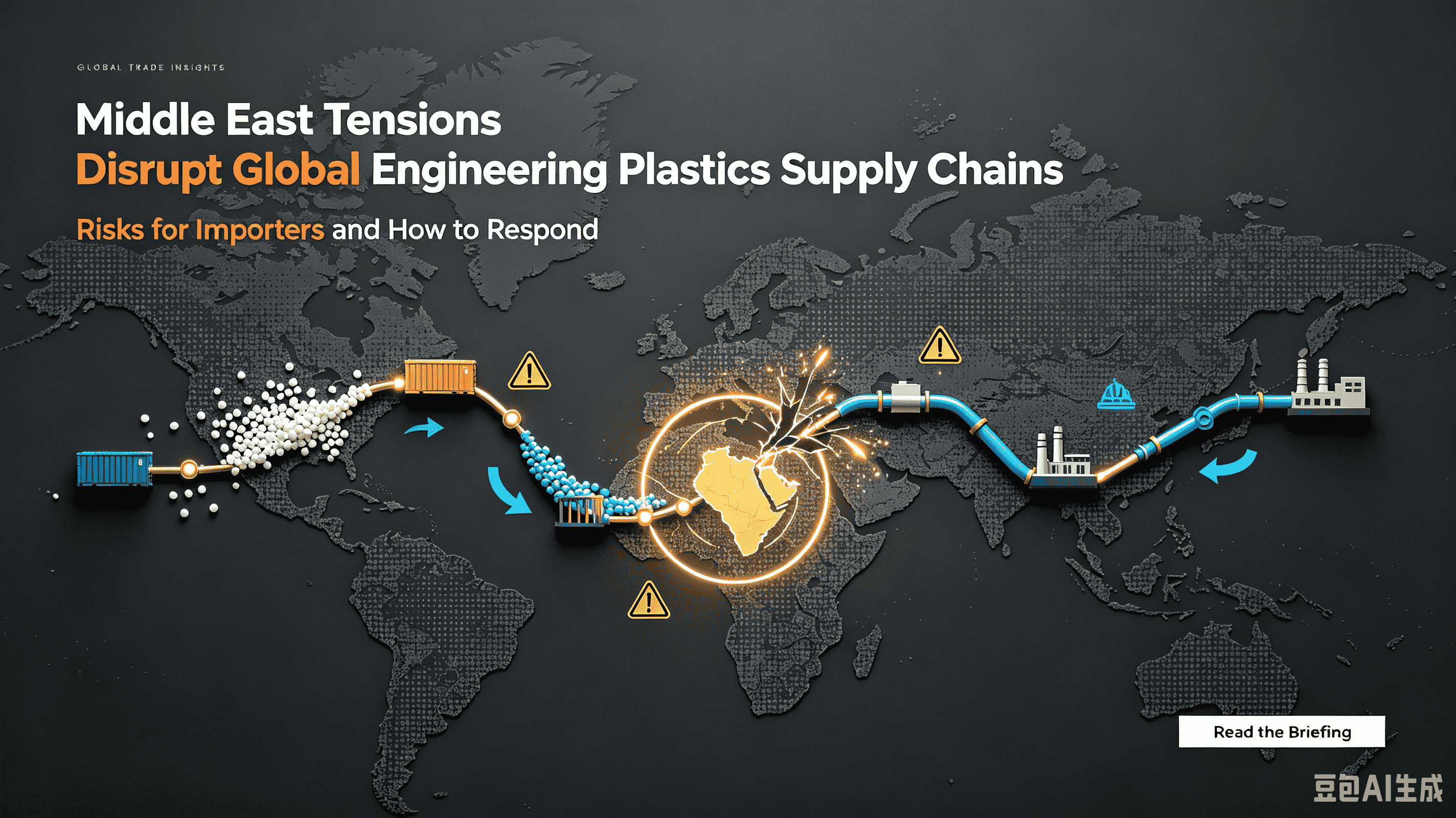 Les tensions géopolitiques actuelles au Moyen-Orient perturbent les chaînes d’approvisionnement mondiales en plastiques techniques : à quoi sont confrontés les importateurs et comment y répondre